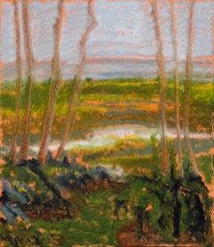 Kittery Point 12:00 Noon, oil, 16 x 20″