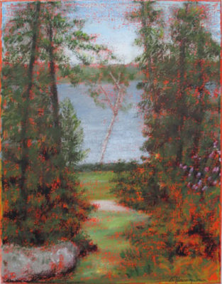 Protected Path, oil, 11×14″